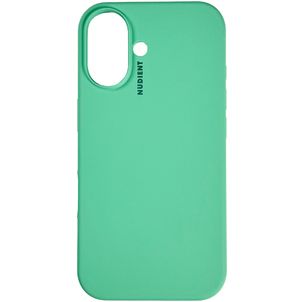 Nudient Base iPhone 16 Plus Siliconen Hoesje Backcover - Mint Green