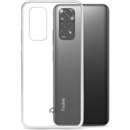 Mobilize Gelly Doorzichtig Xiaomi Redmi Note 10 4G Hoesje Flexibel TPU Backcover - Transparant