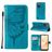 Mobigear Butterfly Realme C31 Hoesje Bookcase Portemonnee - Blauw