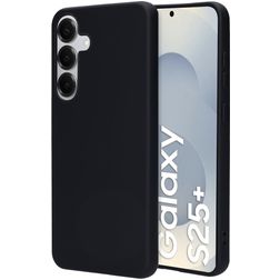 Mobiparts Samsung Galaxy S25 Plus Siliconen Hoesje Backcover - Zwart