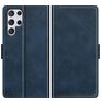 Mobigear Slim Magnet Samsung Galaxy S22 Ultra Hoesje Bookcase Portemonnee - Blauw