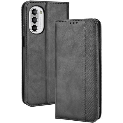 Mobigear Sensation Motorola Moto G52 Hoesje Bookcase Portemonnee - Zwart