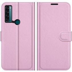 Mobigear Classic TCL 20 SE Hoesje Bookcase Portemonnee - Roze