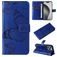 Mobigear Butterfly iPhone 16 Pro Max Hoesje Bookcase Portemonnee - Blauw