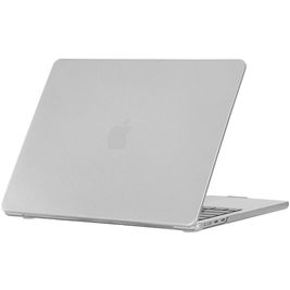 Mobigear Metallic MacBook Air 15 Inch (2023-2025) Hoes Hardshell Laptopcover MacBook Case - Zilver - Model A2941 / A3114 / A3241