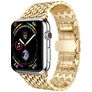 Mobigear Dragon Stalen Apple Watch Bandje Vouwsluiting - 49/46/45/44 mm - Goud