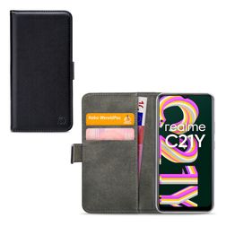 Mobilize Classic Gelly Wallet Realme C21Y Hoesje Bookcase Portemonnee - Zwart