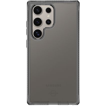 ITSkins SpectrumClear-R Samsung Galaxy S24 Ultra Hoesje Flexibel TPU Backcover Shockproof - Smoke