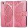 Mobigear Butterfly iPhone 7 Hoesje Bookcase Portemonnee - Roze