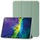 Mobigear Tri-Fold Gel iPad 11 (2025) Hoes TPU,Kunstleer Bookcase - Groen