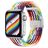 Mobigear Braided Nylon Apple Watch Bandje Klemsluiting - 42/41/40/38 mm - Rainbow