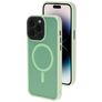 Mobiparts Hardcover iPhone 14 Pro MagSafe Hoesje Hardcase Backcover - Satin Light Green