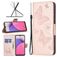 Mobigear Butterfly Samsung Galaxy A33 Hoesje Bookcase Portemonnee - Roségoud