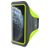 Mobiparts Comfort Fit Telefoonhouder Hardlopen iPhone 11 Pro Max Sport Hoesje Neopreen Sportarmband - Neon Green