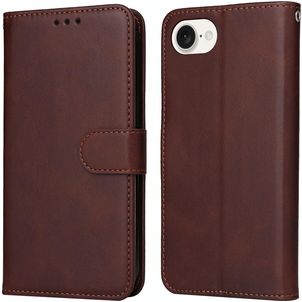 Mobigear Wallet iPhone 16e Hoesje Bookcase Portemonnee - Bruin