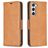 Mobigear Excellent Samsung Galaxy S24 Hoesje Bookcase Portemonnee - Cognac