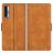Mobigear Slim Magnet TCL 20L Plus Hoesje Bookcase Portemonnee - Cognac