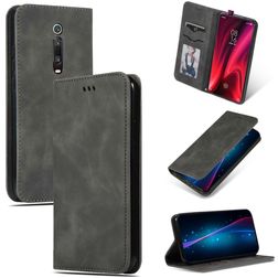 Mobigear Retro Slim Xiaomi Mi 9T Hoesje Bookcase Portemonnee - Grijs