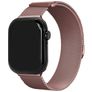Mobilize RVS Milanese Apple Watch Bandje Magneetsluiting - 49/46/45/44 mm - Roze