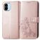 Mobigear Clover Xiaomi Redmi A1 4G Hoesje Bookcase Portemonnee - Roségoud