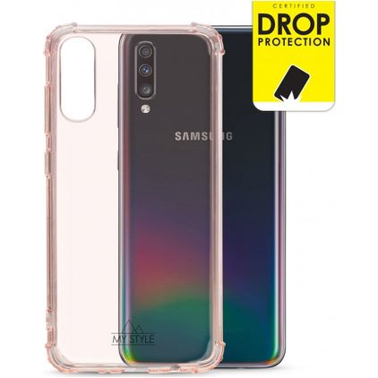 My Style Protective Samsung Galaxy A70 Hoesje Flexibel TPU Backcover Shockproof - Soft Pink