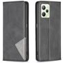 Mobigear Rhombus Slim Realme C35 Hoesje Bookcase - Zwart