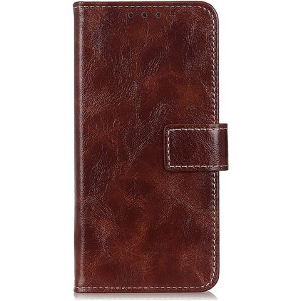 Mobigear Basic OPPO A76 Hoesje Bookcase Portemonnee - Bruin