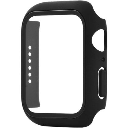 Mobigear Colors Apple Watch - 44 mm Hardcase Hoesje - Zwart