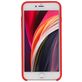 Mobigear Rubber Touch iPhone SE (2022) Siliconen Hoesje Backcover - Rood