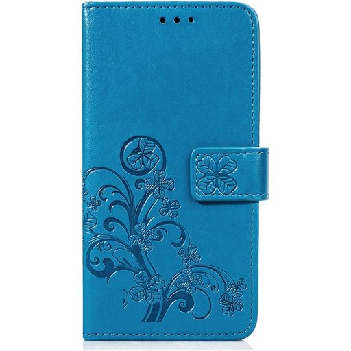 Mobigear Clover OnePlus 6T Hoesje Bookcase Portemonnee - Blauw