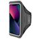 Mobiparts Comfort Fit Telefoonhouder Hardlopen iPhone 13 Mini Sport Hoesje Neopreen Sportarmband - Zwart
