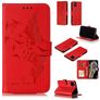 Mobigear Feather iPhone 11 Hoesje Bookcase Portemonnee - Rood