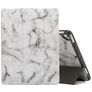 Mobigear Tri-Fold Marble iPad 5 (2017) Hoes Bookcase + Stylus Houder - Grijs