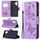 Mobigear Butterfly Samsung Galaxy A32 5G Hoesje Bookcase Portemonnee - Paars