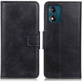 Mobigear Classy Motorola Moto E13 Hoesje Bookcase Portemonnee - Zwart