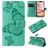 Mobigear Butterfly iPhone 16 Plus Hoesje Bookcase Portemonnee - Groen
