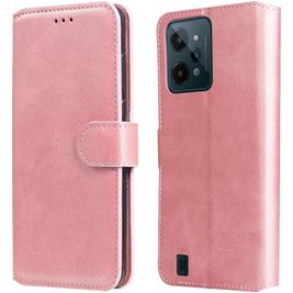 Mobigear Wallet Realme C31 Hoesje Bookcase Portemonnee - Roségoud