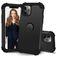 Mobigear Ultra Tough iPhone 11 Pro Hoesje Hardcase Backcover Shockproof - Zwart