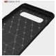 Mobigear Brushed Slim Samsung Galaxy S10 Hoesje Flexibel TPU Backcover - Rood