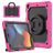 Mobigear RingGuard iPad 9 (2021) Hoes Hard kunststof / Siliconen Backcover + Standaard - Magenta