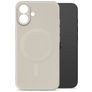 My Style Protective Flex iPhone 16 Plus MagSafe Hoesje Flexibel TPU Backcover - Antique White