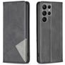 Mobigear Rhombus Slim Samsung Galaxy S25 Ultra Hoesje Bookcase - Zwart