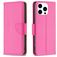 Mobigear Excellent iPhone 16 Pro Hoesje Bookcase Portemonnee - Magenta