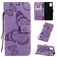 Mobigear Butterfly Samsung Galaxy A51 Hoesje Bookcase Portemonnee - Paars