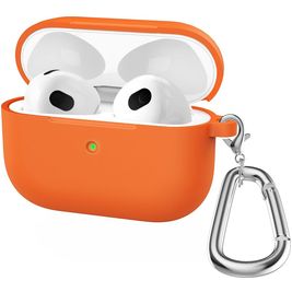 Mobigear Classic Apple AirPods 3 Hoesje Flexibel Siliconen - Oranje Mobigear Classic Apple AirPods 3 Hoesje Flexibel Siliconen - Oranje