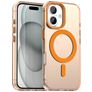 Mobigear Shockproof iPhone 18 MagSafe Hoesje Hardcase Backcover - Oranje