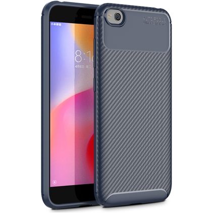 Mobigear Racing Xiaomi Redmi Go Hoesje Flexibel TPU Backcover - Blauw