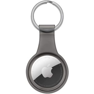 Xccess Keychain Apple AirTag Hoesje Flexibel Siliconen Sleutelhanger - Zwart