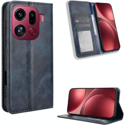 Mobigear Sensation OPPO Find X9 Pro Hoesje Bookcase Portemonnee - Blauw