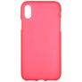 Mobigear Colors iPhone XS Max Hoesje Flexibel TPU Backcover - Rood